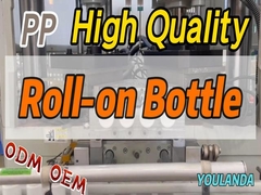 ব্যক্তিগত যত্নের পণ্যগুলির জন্য প্লাস্টিকের রোল অন বোতল পিপি পোর্টেবল রোল অন বোতল