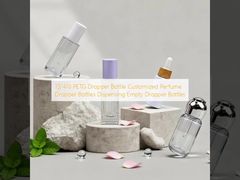 13/410 পিইটিজি ড্রপপার বোতল কাস্টমাইজড পারফিউম ড্রপপার বোতল খালি ড্রপপার বোতল বিতরণ