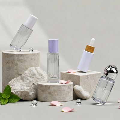 ২০ মিলি সৃজনশীল বিলাসবহুল রিফিলযোগ্য ড্রপার বোতল প্রয়োজনীয় তেল এবং পারফিউমের জন্য